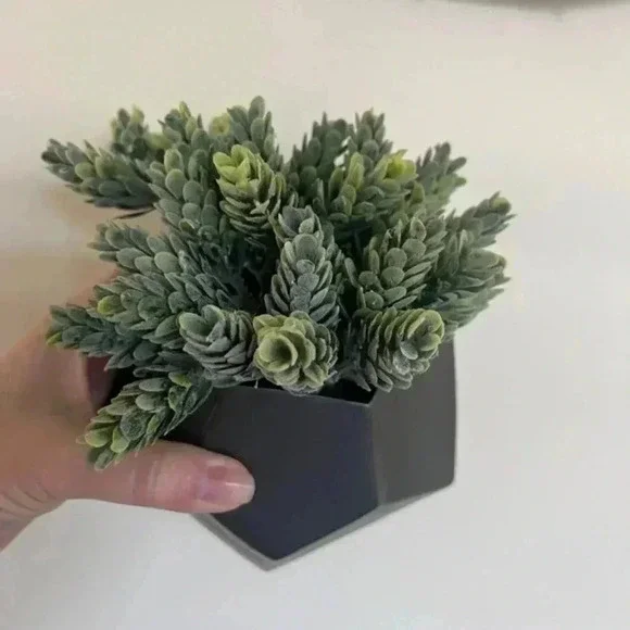 Wall metal decor with faux pineapple grass - Picture 8 of 8